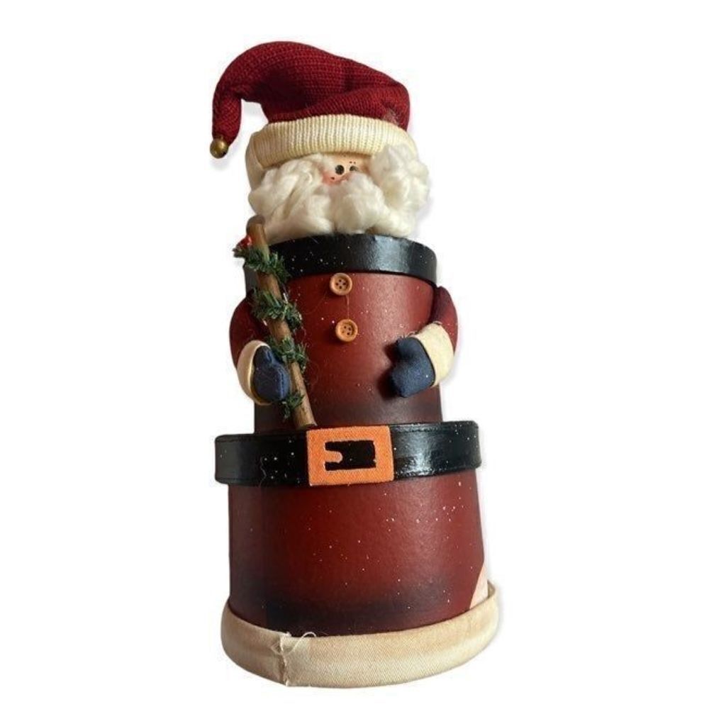 Santa stackable boxes